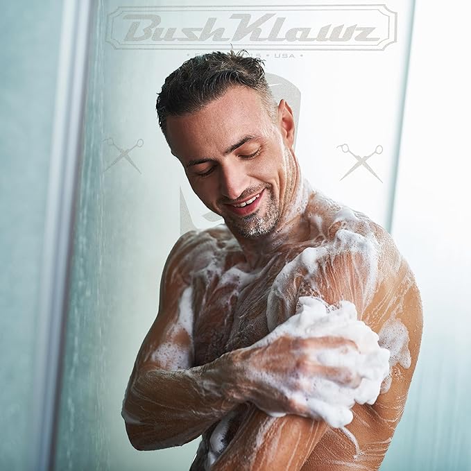BushKlawz URBAN PRINCE MAN WASH Men’s Original All in One 3-in-1 Shampoo Conditioner Hair Beard Body Wash Man Made American Viking Crew Cannon Wash with Bulldog Duke PH Ballwash