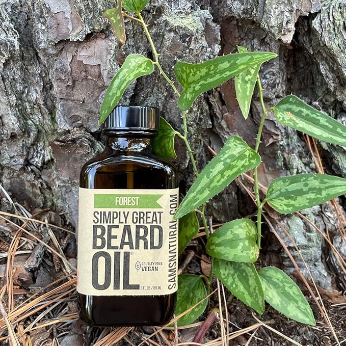 FOREST Scented - Holiday Gifts - Stocking Stuffers - Beard Conditioner - 3 Oz - Easy Applicator - Natural - Vegan and Cruelty Free Care for Beards - Gifts for Men with Beards