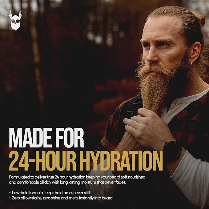 The Beard Struggle Warrior’s Beard Butter Alfheim's Forests - Silver Collection - Non-Greasy Low-Hold Formula, Luxurious Cologne-Grade Fragrances 100% Natural - 50g / 1.76 US. oz. Warrior-Glass Jar