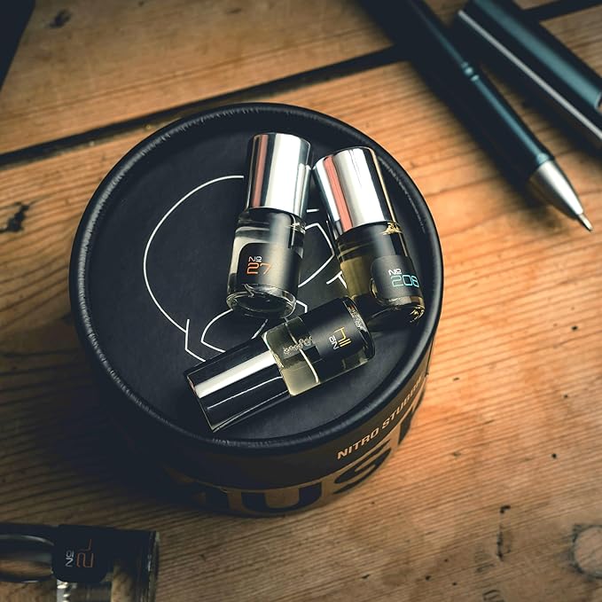 5 Original M&H Creations of Creed Cologne for Men, Creed Aventus, Aventus 2013 Legacy Edition, Green Irish Tweed, Silver Mountain Water, & Spice and Wood, Pure Oil Cologne, Made by Musk & Hustle
