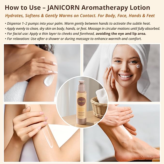 Sandalwood & Bergamot Aromatherapy Body & Massage Lotion – Lightweight, Hydrating Moisture with a Woody-Citrus Essential Oil Aroma for a Refreshing Self-Care Experience, 3.4 fl oz / 100 ml