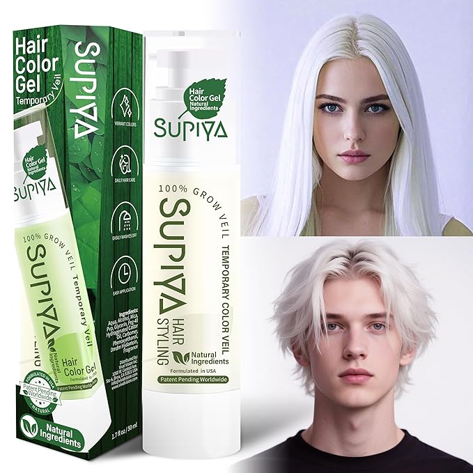 Temporary Hair Color - Washable Hair Wax for Men and Women, All-Day Hold Disposable Hair Wax for Party, Cosplay & Daily (Color #87)