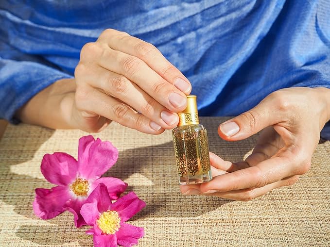 Awtad 12 mL Perfume Oil for Men in Traditional Attar Style Cologne. Great Gift Party Favor and Pocket Size Body Oil – Alcohol Free, Long Lasting Oil, Compliment Magnet