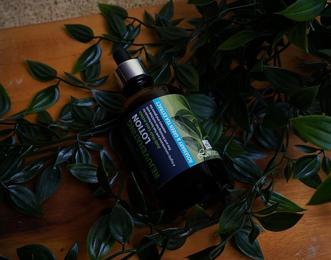 L Lorenzo Rejuvenating Lotion 3.78 fl.oz/100ml | Anti-Hair Loss Action | Rosemary & Green Tea and Keratin Protein