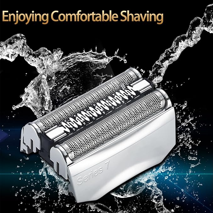 Series 7 70S Replacement Head Compatible with 795, 790cc, 7899cc, 720cc, 720s-4, 750, 760, 7383, 9565, 9585 Electric Shavers, Quick Clean, Wet/Dry Use, Compatible with Series 7 Electric Shavers