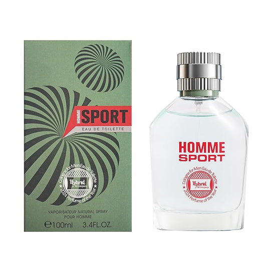 Hybrid & Company Homme Sport Pour Homme For Men Eau De Parfum Vaporisateur Natural Spray 3.4 Fl Oz