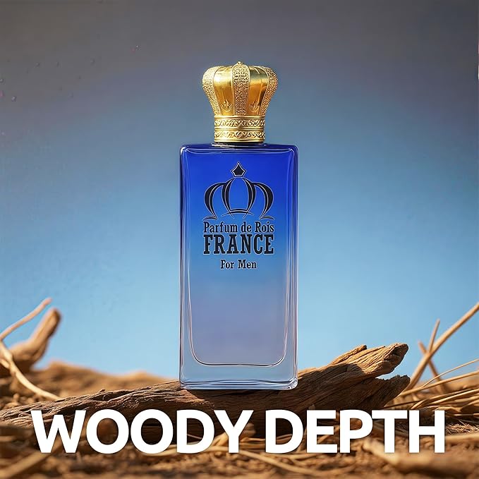PARFUM DE ROIS FRANCE Long-Lasting Cologne for Men | Fresh Citrus & Woody Scent | Eau de Toilette 100ml Spray | Day to Night Fragrance