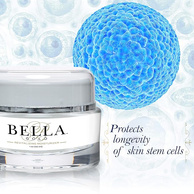 Bella Gold Revitalizing Moisturizer-Breakthrough Formula To Boost Collagen and Elastin.