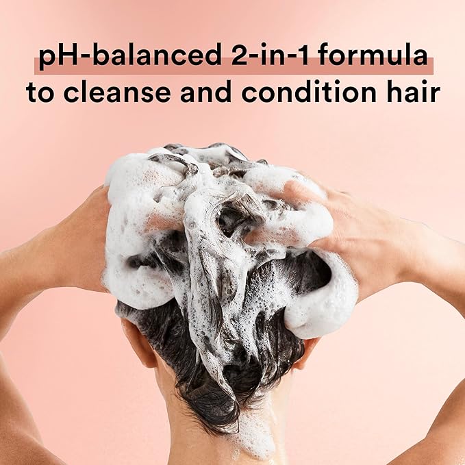 Suave 2 in 1 Shampoo and Conditioner with Micellar Infusion, cleansing and conditoning For All Hair Types, 28 oz Pack of 4