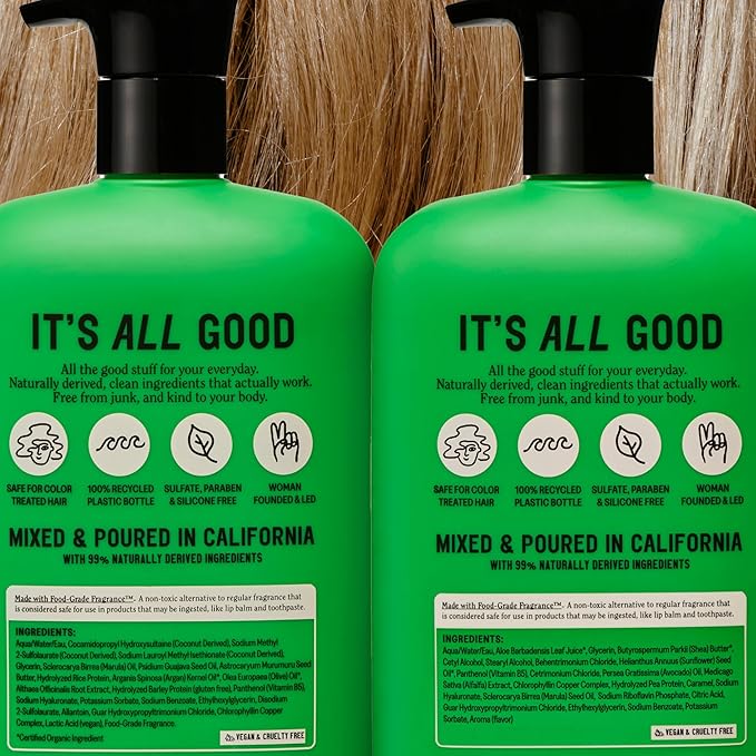 California Naturals Eucalyptus Breeze Moisture Shampoo and Conditioner Set for Dry Damaged Hair, Hydrating, Scalp & Hair Care, Natural, Vegan, Cruelty, Paraben & Sulfate Free, Color Safe, 20 fl oz