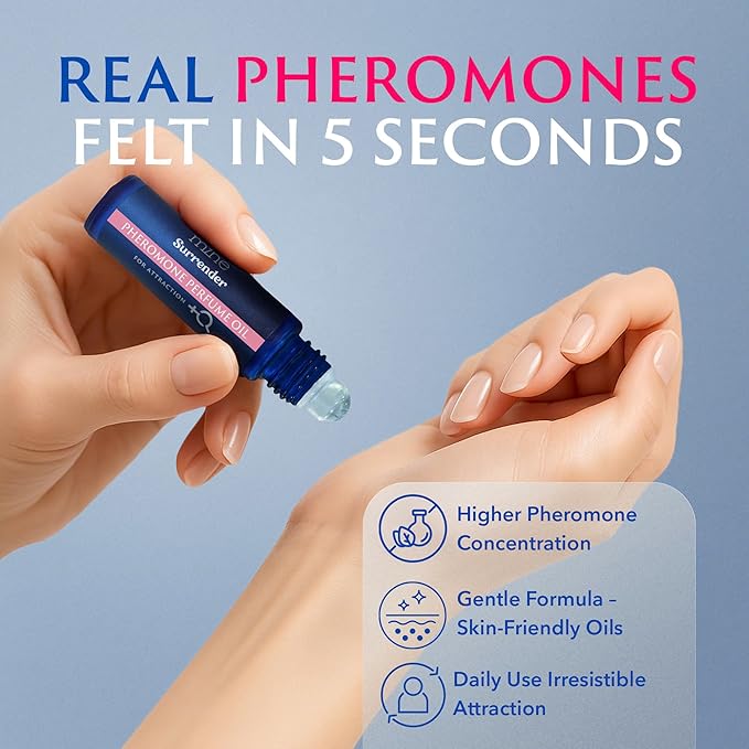 Mine Pheromones Perfumes for Women, Long Lasting, Travel Size Roll On Oil - 0.33 fl.oz (10ml)