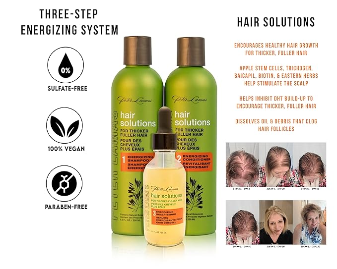 Peter Lamas Biotin Regrowth Conditioner | Apple Stem Cell, Vitamin B, Aloe, and Natural Botanicals Combine to Support Thicker, Fuller Hair | Reduce Scalp Irritation, Itching, and Flaking (Pack of 2)