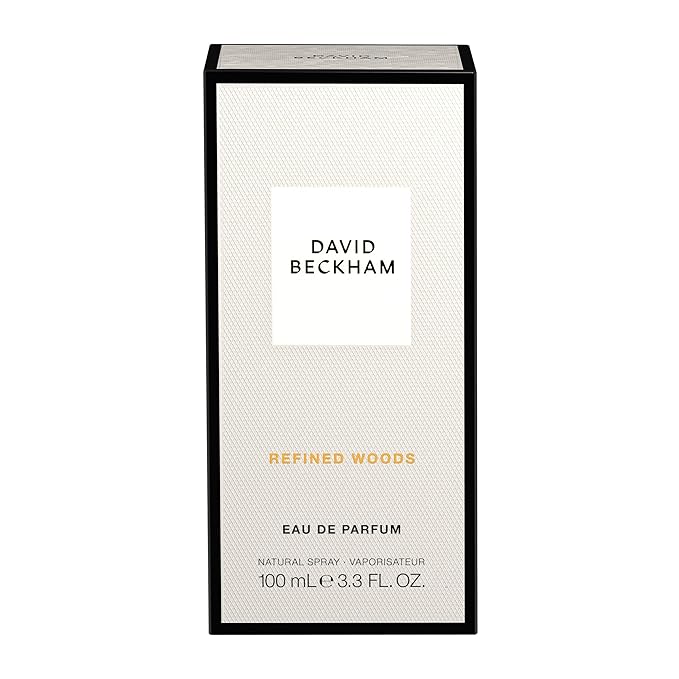 David Beckham Refined Woods Eau de Parfum 3.3 fl oz (Pack of 1), Notes of Cardamom, Lavender, and Cedarwood, Men's Fragrance, Long Lasting, Everyday Fragrance, Travel Size