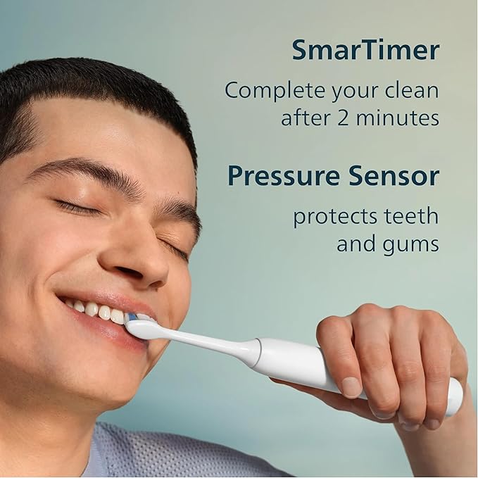 Philips Sonicare ProtectiveClean Removes up to 2X More Plaque, Long Lasting 14 Day Battery Life Rechargeable Electric Toothbrush