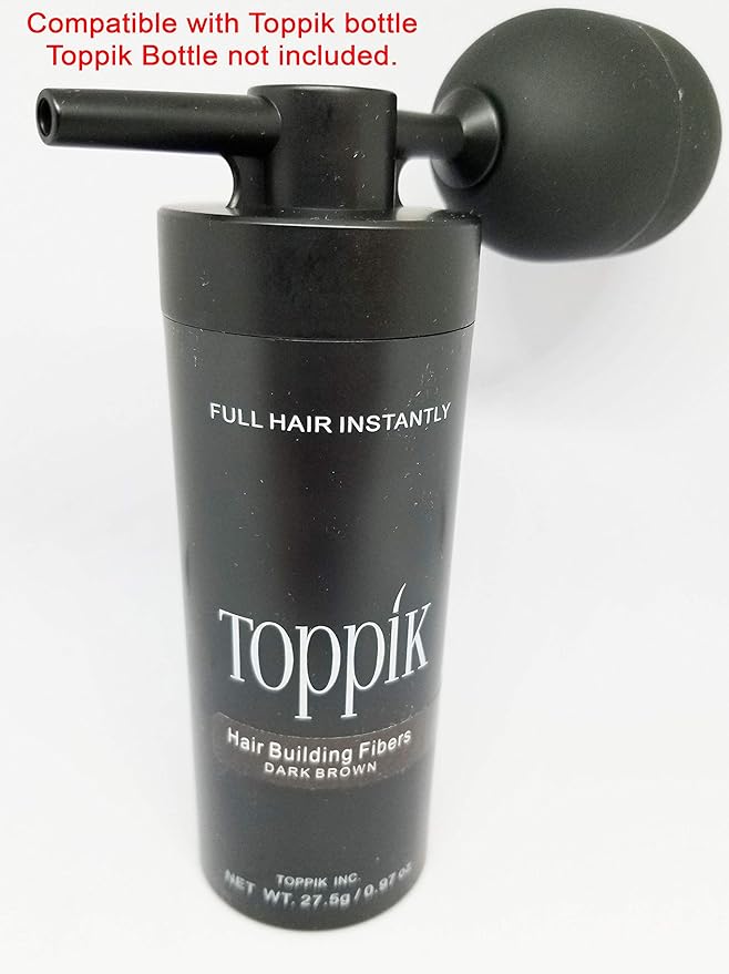 FINALLY HAIR Building Fibers Spray Pump Applicator - 12.5g Hair Atomizer Compatible with Toppik & Xfusion
