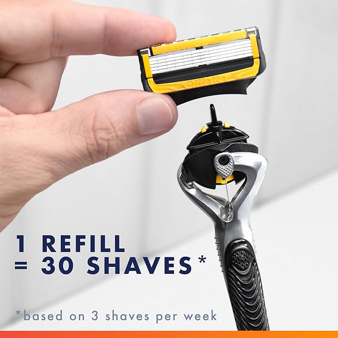 Gillette ProGlide Shield Razor for Men, Handle + 2 Blade Refills