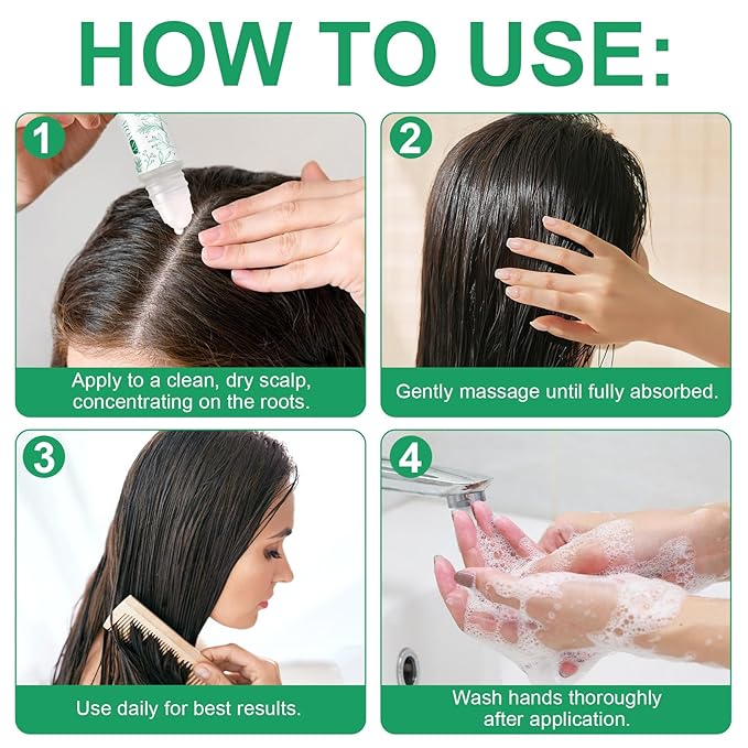 Rosemary Hair Growth Serum Roll On 20 ml – 3% Rosemary, 3% Redensyl, 2% AnaGain, Fast-Absorbing, Non-Greasy, Reduces Hair Fall, For Thinning Hair & All Hair Types (1)