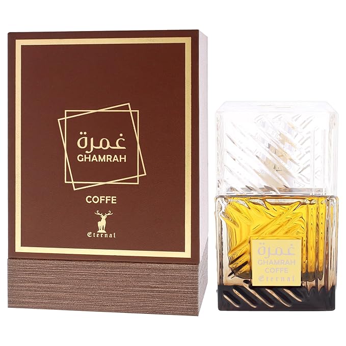Maison d'Orient GHAMRAH COFFEE Niche Collection Dubai 100 ML (3.4 oz) EDP for Men and Women - Spicy Gourmand Perfume with Coffee, Praline, and Vanilla - Long-Lasting Unisex Fragrance