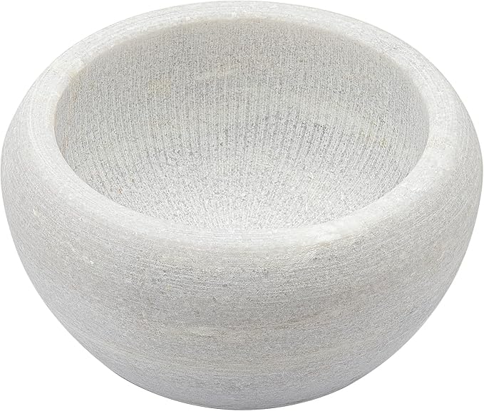 Shaving Soap & Cream Bowl for Men, Natural White Marble Stone, Heat Preservation, Easier to Whip Up a Fantastic Foam with Interior Micro-ridges, Art of Shave Lather bowl …