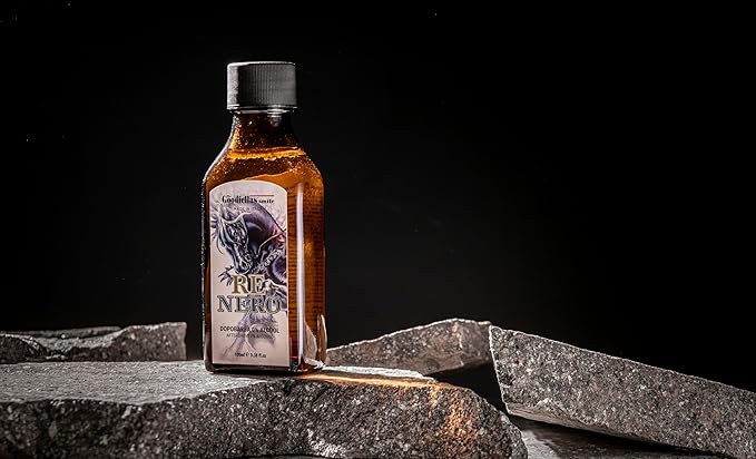 The Goodfellas' smile Alcohol-Free Soothing Aftershave Splash/Tonic, Made in Italy, 100 ml, 3.38 oz (NERO/Patchouly & Cedarwood)