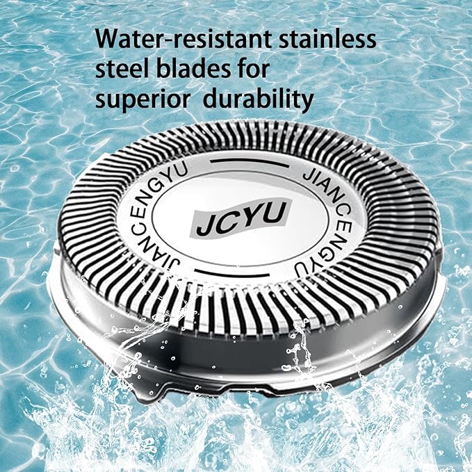6 Pack SH30 Replacement Shaver Heads Compatible with Philips Norelco Series 3000 2000 1000, SH30 Replacement Blades for Philips Electric Shaver S1560 S2302 S3310