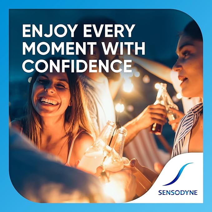 Sensodyne Extra Whitening Toothpaste for Sensitive Teeth, Cavity Prevention and Sensitive Teeth Whitening - 2.7 Ounces (Pack of 2)