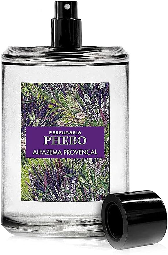 Linha Mediterraneo Phebo - Deo Colonia Alfazema Provencal 200 Ml - (Phebo Mediterranian Collection - Eau de Cologne Lavender From Provence 6.8 Fl Oz)
