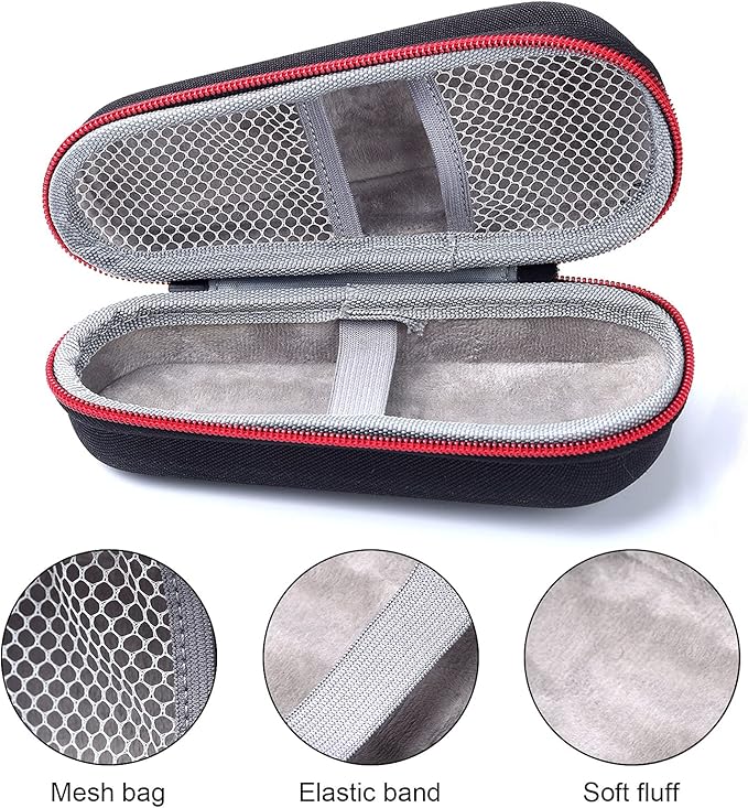 LinMei Electric Shaver Case Razor Travel Carrying Box Shaver Storage Bag Compatible with 3010s 3040s 310s 720s 790c 9030cc 9050cc Men's Electric Razor and Accessories