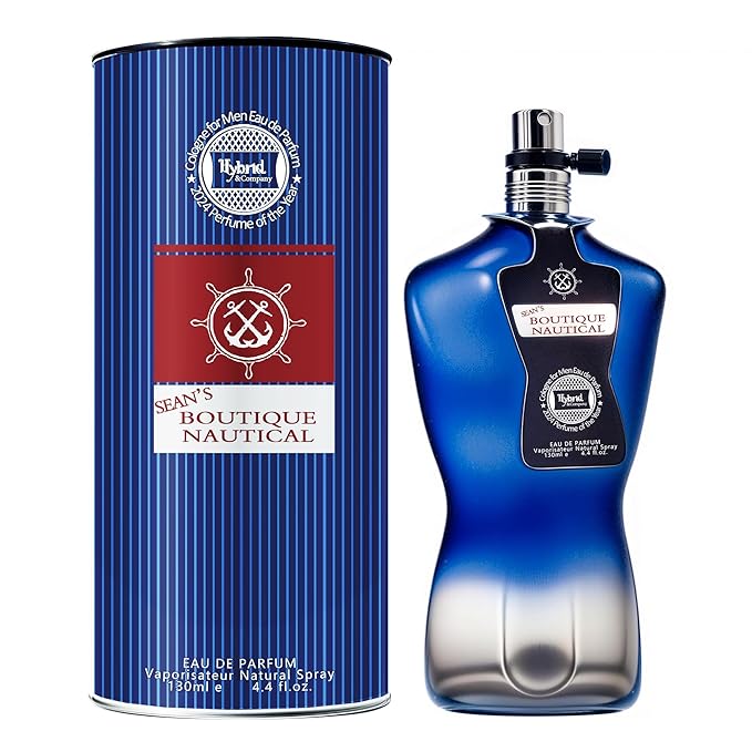 Hybrid & Company Sean's Boutique Nautical Men’s Classic Scent Perfume Eau De Toilette Spray 130 ML