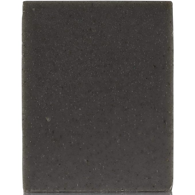 Chagrin Valley Natural Soap Bar - Organic Dead Sea Black Clay Bar - For Dry, Sensitive and Itchy Skin Relief - Large 5.6 oz Unscented Face and Body Soap For Women and Men