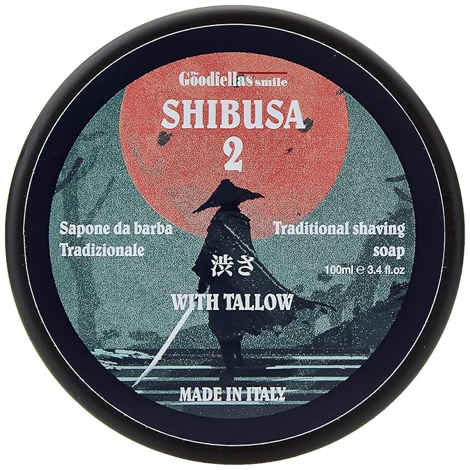 The Goodfellas' smile, SHIBUSA 2 Tallow Shave Soap, 3 in 1 Shampoo, and Aftershave Splash Bundle, Made in Italy