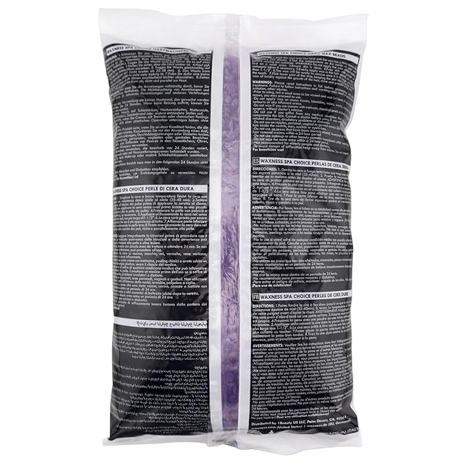 Waxness Spa Choice Rosin Free Multidirectional Hard Wax Purple 2.2 lb / 1 kg