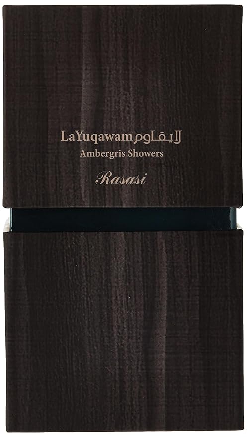 RASASI La Yuqawam Ambergris Showers Eau De Parfum Men - 75 Ml (2.5 Oz) Arabian Perfume For Men With Leather & Galbanum Essence Long Lasting Perfume For Sophisticated Men - Luxurious Men Perfumes