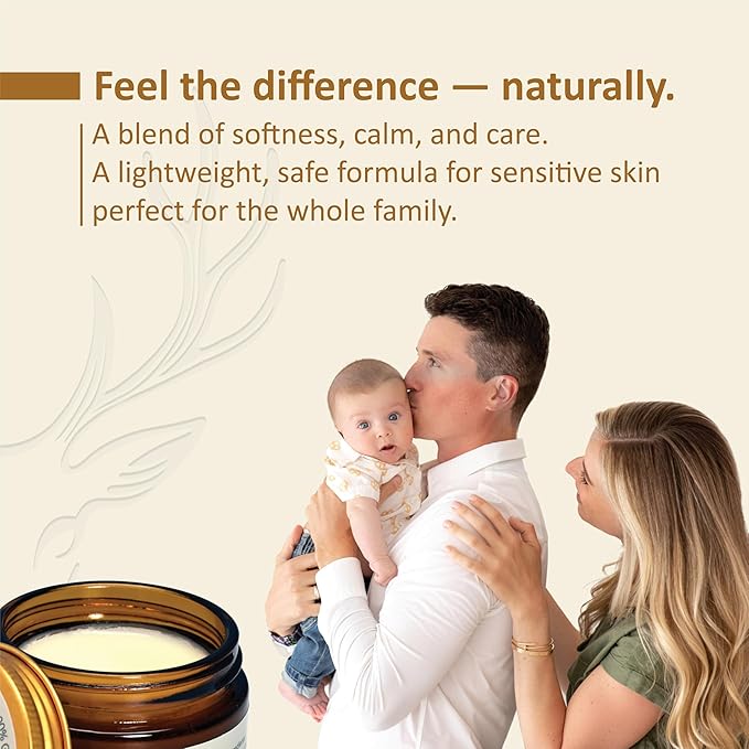 Grass-Fed Beef Tallow Balm with Raw Honey - US Handmade Tallow Moisturizing Balm for All Type of Skin & Body - Organic Beef Tallow moisturizer (2.1 oz Unscented)