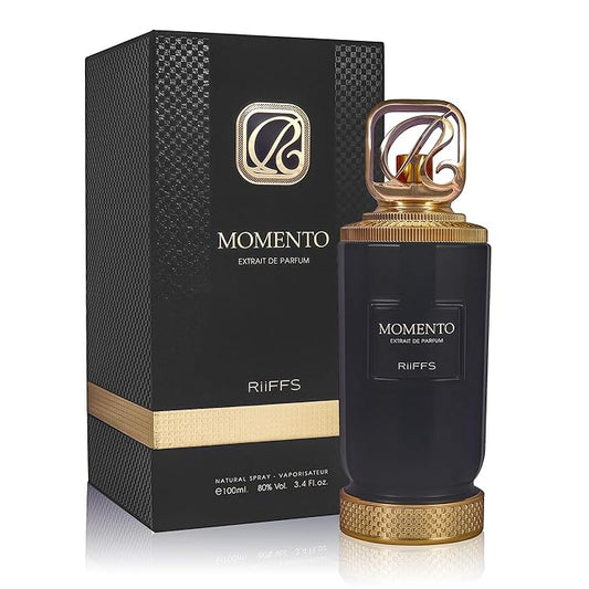 Momento Cologne for Men | Warm Spicy Amber Eau de Parfum | 100ml Long Lasting Perfume with Mandarin,Damask Rose,Oud,Amberwood | Rich Seductive Scent for Day and Night