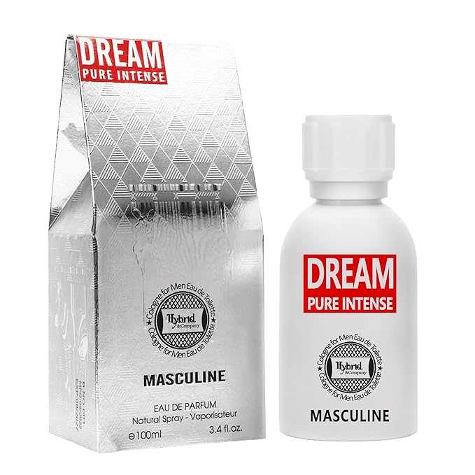 Hybrid & Company Dream Pure Intense For Men Eau De Parfum Vaporisateur Natural Spray 3.4 Fl Oz