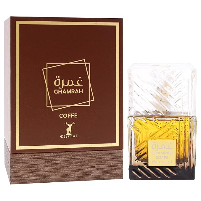 Maison d'Orient GHAMRAH COFFEE Niche Collection Dubai 100 ML (3.4 oz) EDP for Men and Women - Spicy Gourmand Perfume with Coffee, Praline, and Vanilla - Long-Lasting Unisex Fragrance