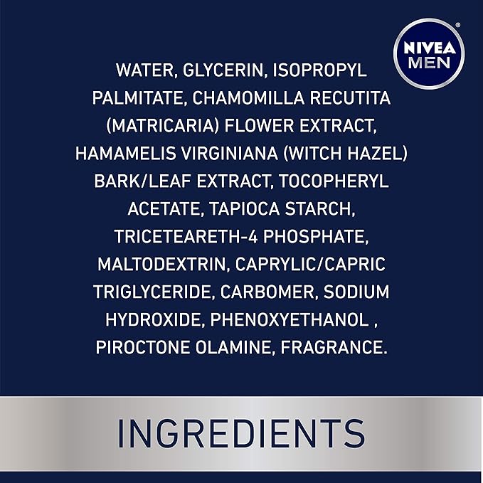 Nivea Men Sensitive Post Shave Balm - Soothes And Moisturizes Skin After Shaving - 3.3 Fl. Oz. Bottle