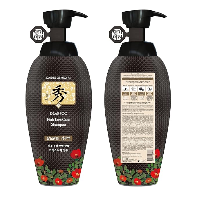 DAENG GI MEO RI Dlaesoo Anti Hair-Loss Shampoo/Jeju Camellia Oil, Anti Hair Loss, Nutrition, Scalp Care, Hair Shine