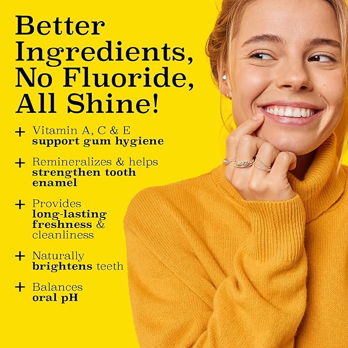 Twice Twice Oral Wellness Toothpaste - Nano-Hydroxyapatite, Fluoride-Free Toothpaste, Helps Remineralize Teeth, Freshens Breath & Whitens Teeth – SLS-Free, Charcoal ICY Mint – 3.4 oz