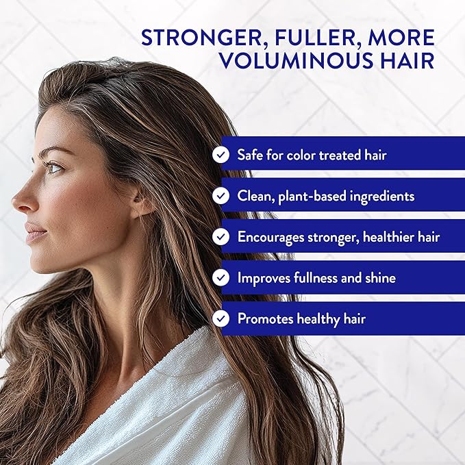 Routine Wellness Anti-Thinning Deep Conditioner for Thinning Hair - DHT Blocker for Hair Loss in Men & Women - Promotes Healthy Hair - Citrus & Lemon Blossom 14oz