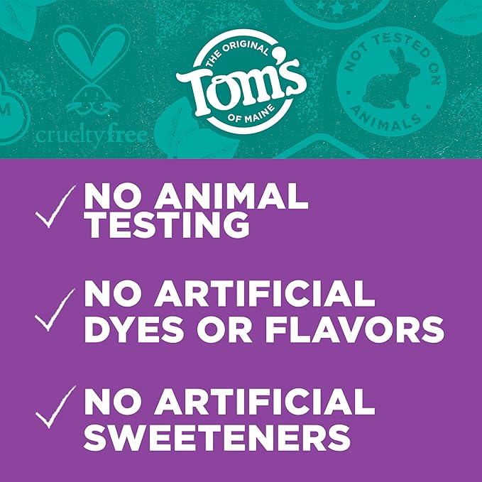 Tom's of Maine Whole Care Natural Toothpaste with Fluoride, Wintermint, 4 Oz. 3-Pack (Packaging May Vary)