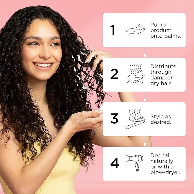 Style Factor EDGE BOOSTER Extra Strength Setting Mousse – Frizz Control, Extra Volume, and Conditioning – 6.4oz Citrine Mousse for Curly Hair