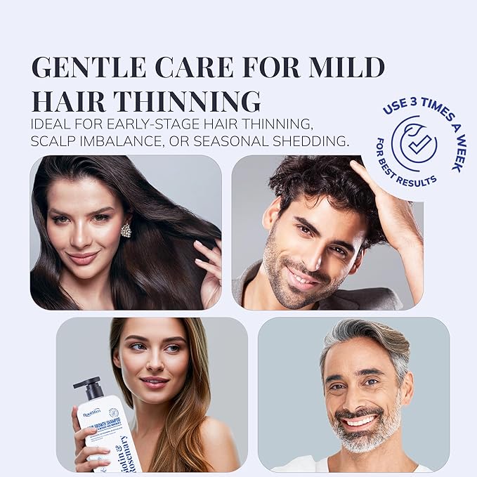 Biotin & Rosemary Shampoo for Hair Growth: Hair Loss Shampoo for Thinning Hair Infused with Natural Nutrient Rich Ingredients for Hair thickening Sulfate Free 10 fl oz