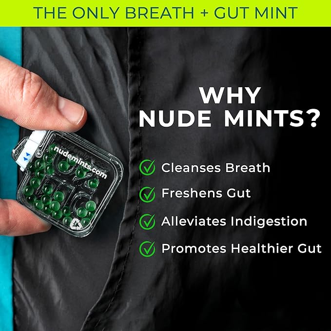 NUDE Mints | Dual Action Liquid Capsules | Mouth Watering Mint - Lasts 3X Longer - 3X Stronger - Extreme Bad Breath Solution for Adults - Sugar Free, 0 Calorie - Berries - 10 Pack - 300 Capsules