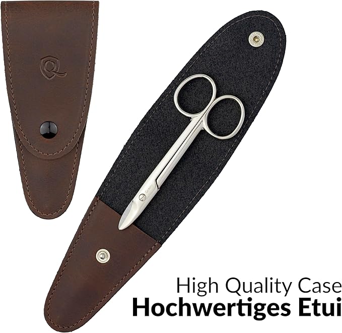 marQus - Toenail Scissors made in Germany - for precise cutting of thick nails, suitable as pedicure tool, with Premium Storage Case