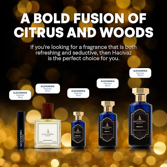 Alexandria Fragrances Hacivaz Perfume - Long Lasting Eau de Parfum for Men - Men's Cologne with Bergamot, Pineapple, and Grapefruit - Elegant Woody Citrus Parfum - Perfect for Every Occasion – 100ml