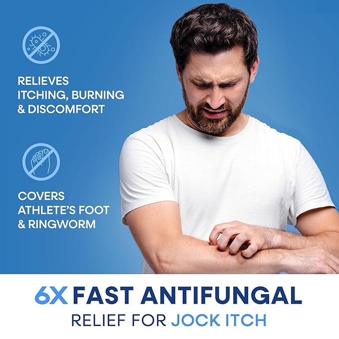 Hermon Jock Itch Antifungal Soap: Antifungal Bar with Tea Tree Oil Soothing Care & Relief of Itching, Burning & Scaling from Jock Itch, Athlete’s Foot & Ringworm – 2 Bars