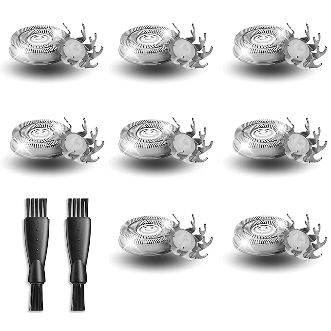 8 Pack Shaver Replacement Blades Compatible with Pitbull Shaver Gold PRO & Silver - Pitbull Shaver Replacement Blade, Enhanced Pitbull Shaver Replacement Heads for Superior Shaving