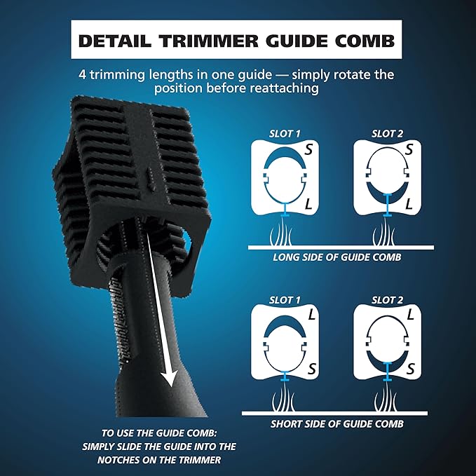 Wahl DualTech® Pro Series® 2 in 1 Lithium Battery Dual Sided Eyebrow Trimmer and Nose Hair Trimmer for Men – Model 3025698